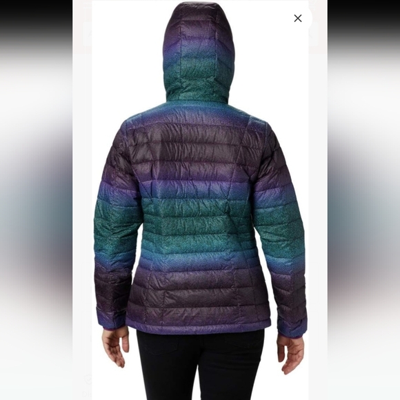 Columbia Women's Voodoo Falls 590 Turbodown Hooded Jacket Blue Plum Sz 2XL - Picture 12 of 15